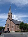 St-Pietersbanden en St-Berlindiskerk, Grotenberge (B) (1855)