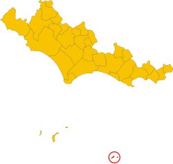 Ventotene within the Province of Latina