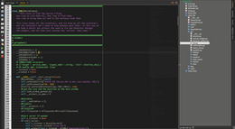 Screenshot di NINJA-IDE 2.3