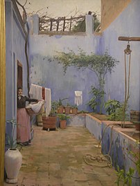 El pati blau (1892), Museu de Montserrat