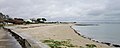 La plage de Kerguelen (en Larmor-Plage) vue depuis Kerpape (en Ploemeur).