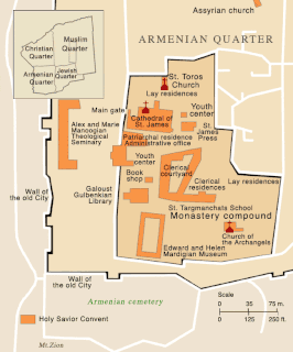 Kaart van Armeense wijk