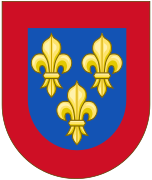 Burbon-Anjou sulolasining gerbi.