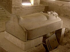 Merenptah se steensarkofaag in KV8.