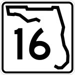 Straßenschild der Florida State Road 16
