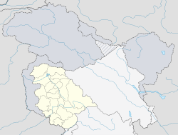 Huyện Rajauri trên bản đồ Jammu and Kashmir
