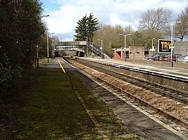 Het treinstation.