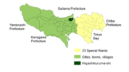 Higashikurume – Mappa