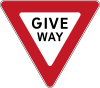 Give way