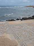 Sea advanced close to the baths at Sabratha (Libya)