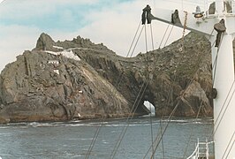 The lighthouse and sea arch