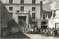 Arrestation de Goislard et d’Eprémesnil, au Parlement de Paris, le 6 mai 1788 par les Gardes françaises (Abraham Girardet)