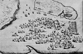 La bataille navale de Saint-Martin-de-Ré en 1622.
