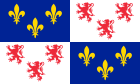 Flagge der früheren Region Picardie