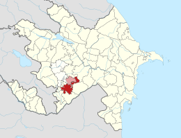 Distretto di Xocavənd – Localizzazione