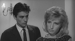 Alain Delon și Monica Vitti într-o scenă din film