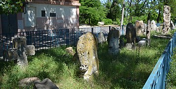 dépôt lapidaire du musée local d'histoire.