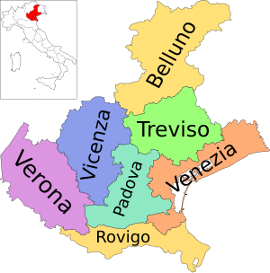 Mga provincia kan Veneto