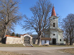 Pěkná - kostel svaté Anny