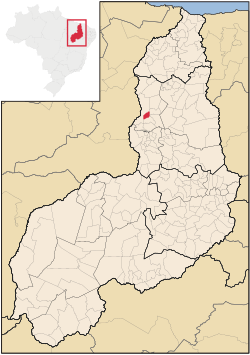 Localização de Demerval Lobão no Piauí