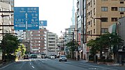 国道14号と分岐 東京都中央区日本橋馬喰町