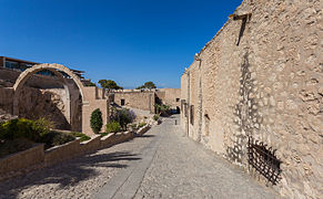 View of the inside of the castle