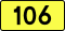 Tabliczka DW106