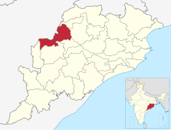 Location in Odisha