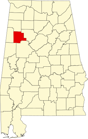 Localisation de Comté de Fayette(Fayette County)