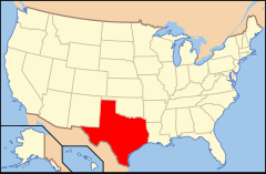Location of El Castillo, Texas