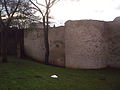 Das vermauerte und teilweise aufgeschüttete Kesselschmiedetor (Porte en Chandeleirue)