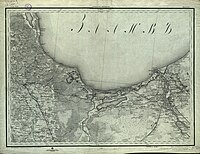 Dobeles apriņķa karte (Džūkstes un Kalnciema apkārtne) (1915)