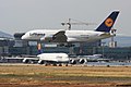 Airbus A380 de Lufthansa nel Aeropuertu Internacional de Frankfurt del Main, Alemaña Peter