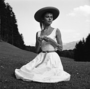 Audrey Hepburn auf dem Bürgenstock, Reportage mit 19 Bildern, 1954
