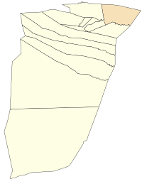 Location of El Guerrara commune within Ghardaïa Province