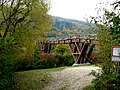 Holzbrücke in Essing