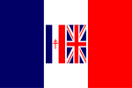 Drapeau de l' administration française libre des Nouvelles-Hébrides