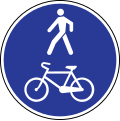 Cycle and pedestrian path