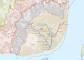 Mapa da rede do Metropolitano de Lisboa em novembro de 2002.