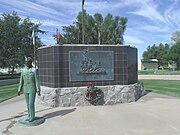 The Ira H. Hayes Monument.