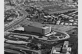 Jerusalem Convention Center (Binyenei HaUma) shortly after completion, circa 1960