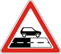 Change of road surface type