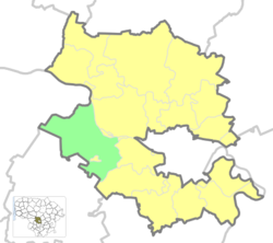 Location of Zapyškis Eldership