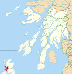 Skipness is located in Argyll and Bute