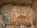 Statue depicting Sakyamuni Buddha entering Nirvana at Beishan