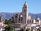 La cathédrale Santa María, vue depuis l'Alcazar