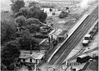 Rail-mounted guns countershaded by Hugh Cott (top) and conventionally camouflaged (middle), August 1940. The British authorities agreed Cott's countershading worked, but refused to adopt it.[28]