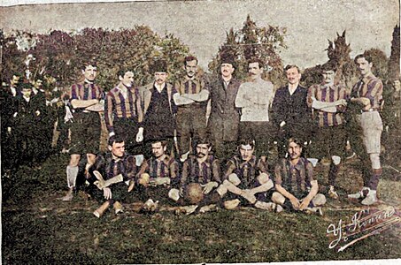 Fenerbahçe's ploeg in het seizoen 1907-08