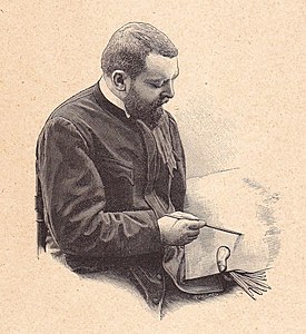 Portrait d'Henri Gervex, gravure anonyme, Figures contemporaines tirées de l'Album Mariani (1899).