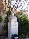 A bust of Nikolaos Pyrzas in Florina.